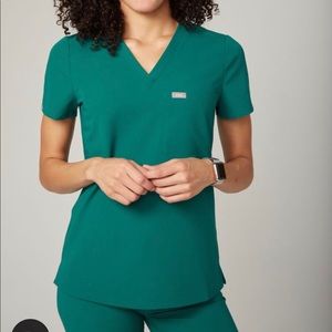 Hunter green fig scrubs limited addition